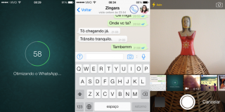 Nova atualizaÃ§Ã£o para WhatsApp traz botÃ£o de ligar (Foto: ReproduÃ§Ã£o/Laura Rezende)
