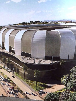Novo estádio do Atlético-MG teria capacidade para 45 mil pessoas (Foto: Reprodução / Twitter) Novo estádio do Atlético-MG teria capacidade para 45 mil pessoas (Foto: Reprodução / Twitter)