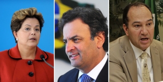 Na pesquisa anterior, Dilma tinha 34%, Aécio, 19%, e Campos, 7% (Foto: Divulgação) Na pesquisa anterior, Dilma tinha 34%, Aécio, 19%, e Campos, 7% (Foto: Divulgação)