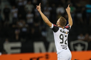 Marlone marcou para o Galo no empate com o Botafogo (Foto: Bruno Cantini/AtlÃ©tico)