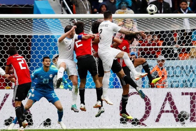 Uruguai vence Egito por 1 a 0 (Foto: Jason Cairnduff/Reuters) Uruguai vence Egito por 1 a 0 (Foto: Jason Cairnduff/Reuters)
