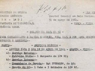 Ordem do golpe de 64 está disponÃvel no site Brasil Doc (Foto: Projeto República/Brasil Doc/Reprodução) Ordem do golpe de 64 está disponÃvel no site Brasil Doc (Foto: Projeto República/Brasil Doc/Reprodução)