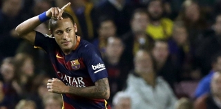 Na última partida do Barcelona, Neymar marcou quatro gols (Foto: EFE) Na última partida do Barcelona, Neymar marcou quatro gols (Foto: EFE)