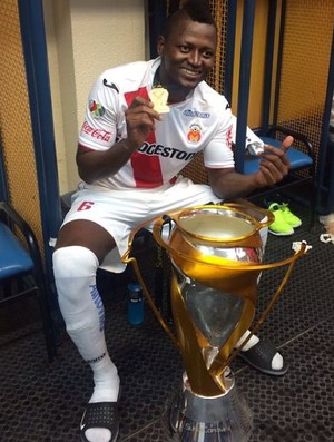 Duvier Riascos, atacante do Morelia, pode reforçar o Cruzeiro em 2015 (Foto: Reprodução \Instagram) Duvier Riascos, atacante do Morelia, pode reforçar o Cruzeiro em 2015 (Foto: Reprodução \Instagram)