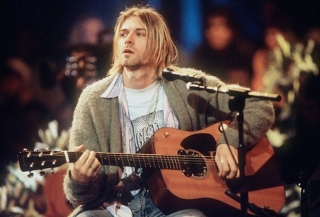  LÃ­der da banda Nirvana, Kurt Cobain foi encontrado morto 5 de abril de 1994 em sua casa nos EUA (Foto: Frank Micelotta/DivulgaÃ§Ã£o)