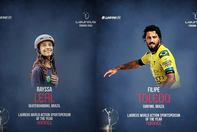 Rayssa e Filipinho são indicados ao Laureus, maior prêmio do Esporte